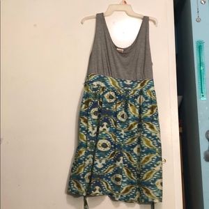 Peacock baby doll dress